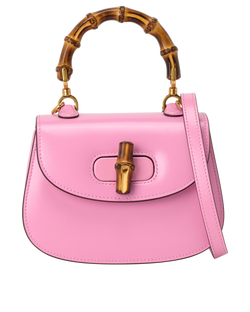 Mini Bamboo 1947, Leather, Pink, 486628, S/DB, 2*